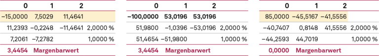 Bewertung des Gesamtcashflows und des eigenfinanzierten Cashflows