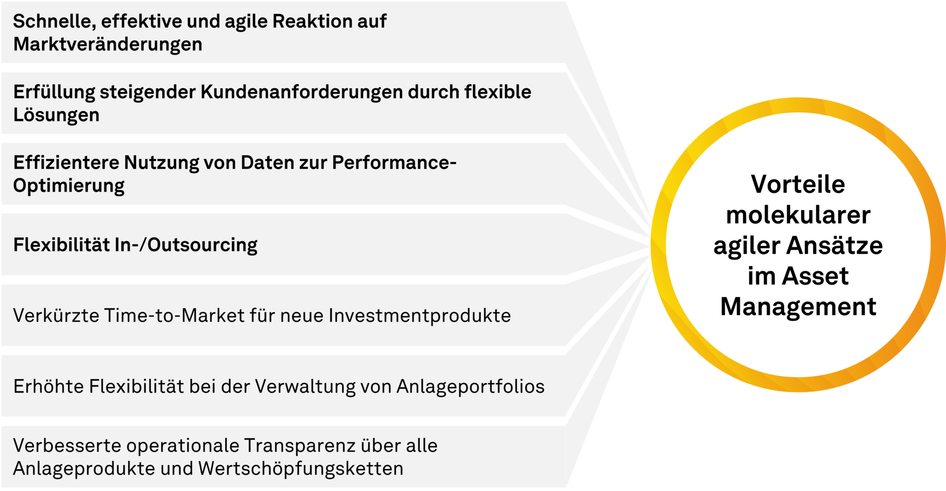 Vorteile molekularer agiler Ansätze im Asset Management