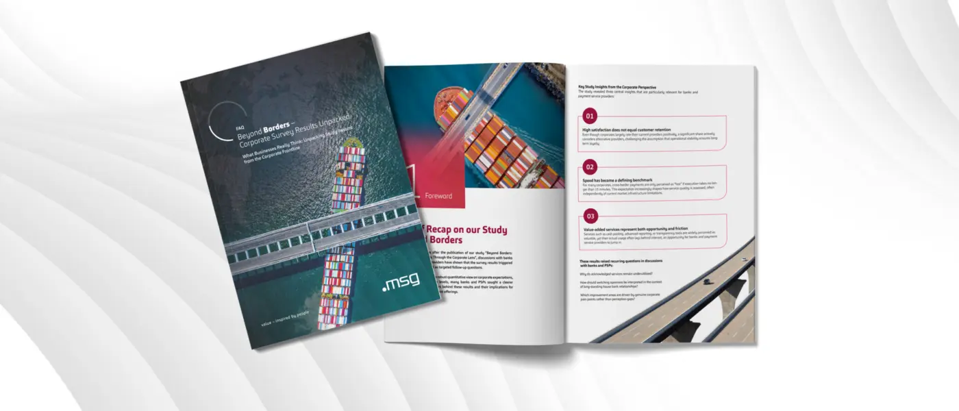FAQ Corporates Study results Cross-Border Payments
